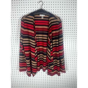 Joseph Ribkoff striped cardigan sweater size 16